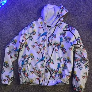 Floral/ Tropical Lightweight Hoodie